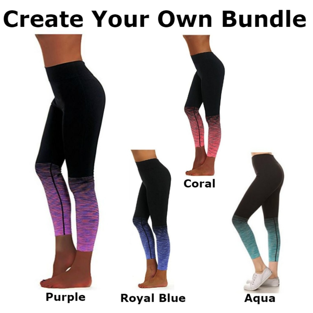 2/$20 - NWT 1PK COLOR FADE YOGA PANTS LEGGINGS